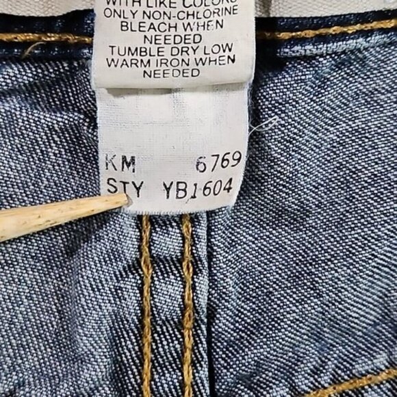 Urban Pipeline Jeans Men's W36xL30 Y2K Wide Leg Suspender Buttons Workwear - Picture 12 of 16